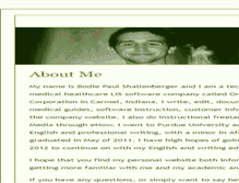 Tablet Screenshot of bodieshallenberger.com